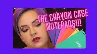 Trying The Crayon Case Notepads|First Impressions| #notdeadyet #thecrayoncase #makeup