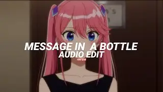 message in a bottle (tiktok version) - taylor swift [edit audio]