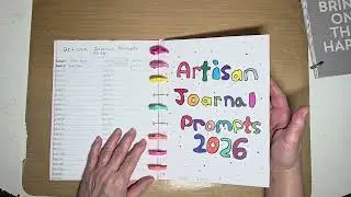 #artisanjournalprompts2026 & Bonus Prompt @mscraftygirl42 - 1.6.26