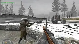 Прохождение CoD2  серия 1