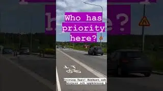 TRAFFIC PRIORITY IN DRIVING TEST