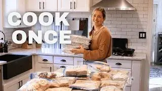 Filling My Freezer with 20+ Homemade Freezer Meals and Staples All From Scratch!