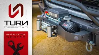 Turn Offroad's Ford Bronco OEM Modular Bumper Winch Plate installation guide