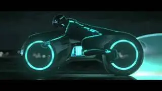 Tron Legacy Light Cycle Race - concept test (HD)