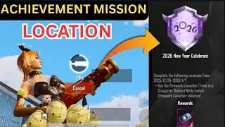 2026 NEW YEAR CELEBRANT ACHIEVEMENTS PUBG MOBILE/BGMI | USE THE FIREWORK LAUNCHER 1 TIME CLASSIC