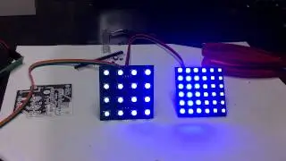 Testplatinen f&uuml;r LED Matrix mit MY9221 Treiber IC
