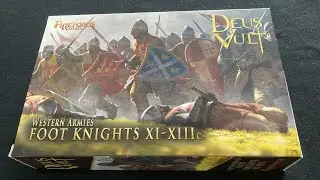 Fireforge Deus Vult Western Foot Knights Unboxing.