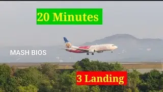 Three planes, twenty minutes &mdash; a satisfying landing compilation! #FlightLanding #TripleLanding