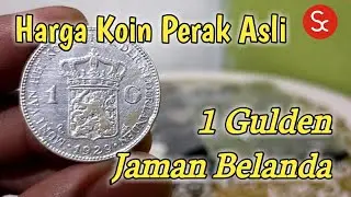 HARGA KOIN PERAK ASLI 1 GULDEN PENINGGALAN JAMAN BELANDA