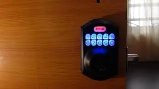 TEEHO Door Lock &mdash; How to Lock from Outside