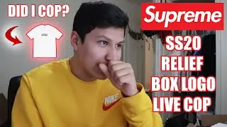Supreme x Murakami Relief Box Logo Live Cop