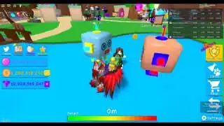 Wow Found The Only Shiny Giant Robot In Bubble Gum Simulator Episode : 1