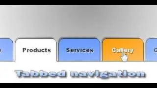 CSS Tabbed Navigation Menu - 2 of 2