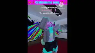 Roblox wildfur life | the paradisor is crabi dancing in the house #roblox #furry #animationmeme