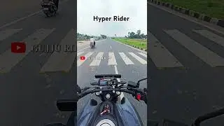 ‼️Hyper rider ‼️#shorts #ytshort #rider #video #vlog #gujjurider #motovlog #yamaha