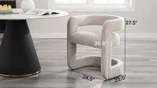 Althea Fabric Dining Side Chair, Palladian Beige