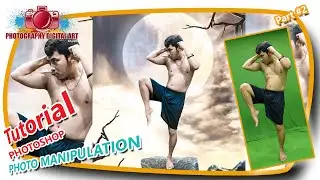 speed art illustration (manipulation photography digital art) Ong bak Pose