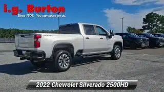 Certified 2022 Chevrolet Silverado 2500HD 4WD Crew Cab Standard Bed Custom, Berlin, MD B251427B