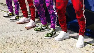 BAPESTAS SHOES - GTA 5 mod - ГТА 5 моды - установка и обзор мода