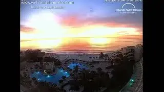 Beautiful Red Skies and Two Light Sources at Sunset - Planet X System Closer