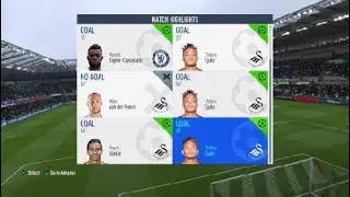 FIFA 19 Swansea City Career Mode vs. Chelsea Goals