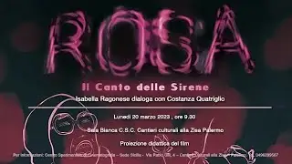 Isabella Ragonese - Regista - Rosa.Il canto delle sirene - Masterclass CSC Palermo