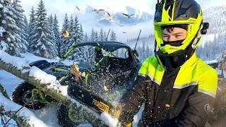 Устраняем Завал во время Зимней Покатушки 🌨️🌲