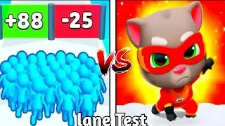 Talking tom hero dash vs count master | all levels | arcade games |boss fights