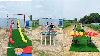 Ultimate Outdoor Obstacle Challenge | Fun Balloon & Ball Games!