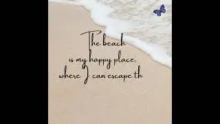 My Happy Place ❤️🏖️  #beachquotes #beach #quotes