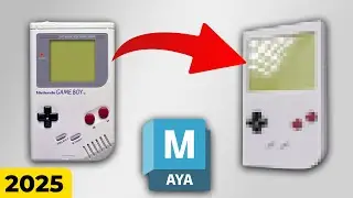 Cr&eacute;er une Game Boy Photor&eacute;aliste : Maya Tuto Complet
