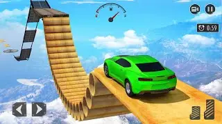 Muscle Car Stunts Simulator - Mega Ramp Car Game | محاكاة حيلة سيارة العضلات في سباقات السيارات #4