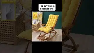 Modern Foldable Rocking Chair Cushion for Garden Balcony Lounge Seating for buy link in descriptions