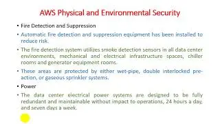 Unit - 5 - Lecture 05 AWS Physical Security