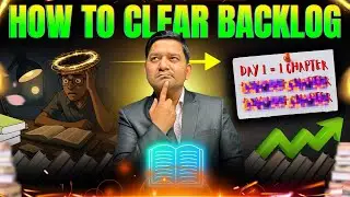 HOW TO CLEAR BACKLOG | अभी तक कुछ नहीं पढ़ा? | HSC Board & MHT-CET  Strategy | BY SOVIND SIR