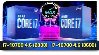 i7-10700 (B460 + 2933) vs i7-10700 (Z490 + 3600)