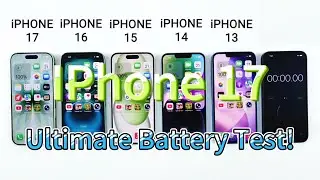 iPhone 17 Ultimate Battery Test! IOS 26