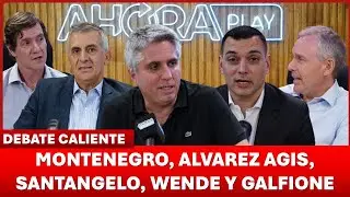 MAXI MONTENEGRO, ÁLVARES AGIS, SANTANGELO, WENDE, GALFIONE: Cruce picante sobre la economía de MILEI