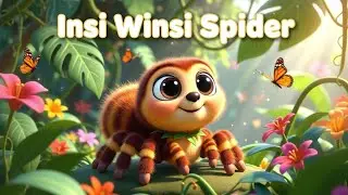 Insi Winsi Spider 🕷️ | Cute Jungle Song for Toddlers & Preschoolers