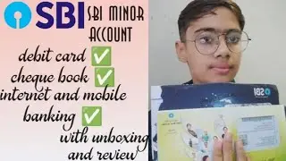 Sbi minor account pahli udaan account opening with debit card and checq book #sbi #minor #debit card