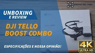 Unboxing e Review Drone DJI Tello! Vale a pena? | Gravado em 4K 60 FPS