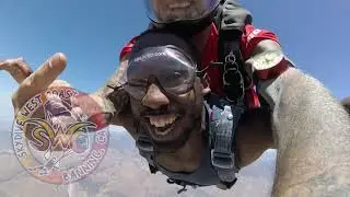 Javier Williams' wild jump at Skydive West Coast