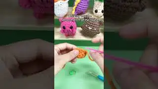 How to Crochet A Seamless Join in the Round | Crochet Tutorial#shorts #crochetbeginners #amigurumi
