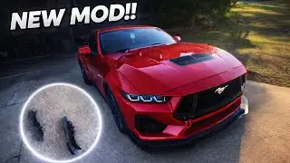 I Finally Added The Performance Strake Air Deflectors To My Mustang!!! 