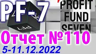 PF7 Инвестиции Еженедельный отчет №110 5-11.12.2022