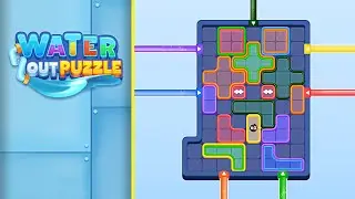 Water Out Puzzle Levels 151-155 | Every Puzzle Solved! 🎯