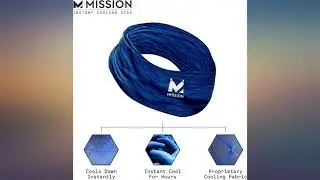 Mission Cooling Neck Gaiter 12+ Ways To Wears, Face Mask, UPF 50, Cools when Wet review