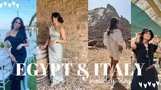 Egypt & Italy holiday vlog pt1 | destination wedding | holiday vibes