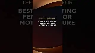 Give it up for the #GoldenGlobes nominees for Best Supporting Female Actor &ndash; Motion Picture 👏