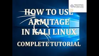 How to use Armitage in Kali Linux - PART 7
